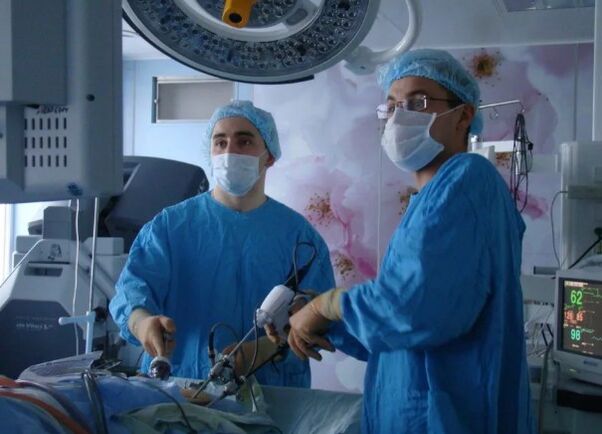 Surgical method to treat prostatitis